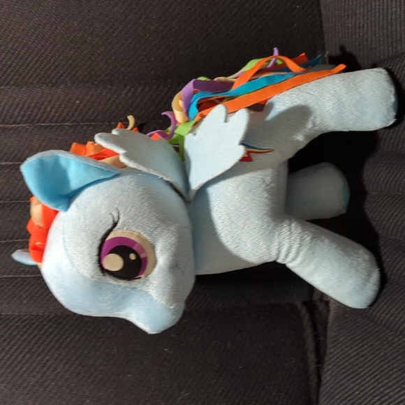 My Little Pony Rainbow Dash 12" Stuffed Plush Pegasus Blue Hasbro Lovey … - Picture 1 of 8